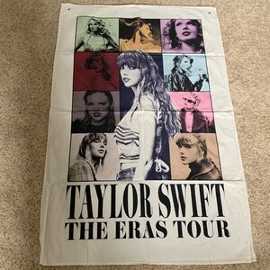 NWOT Taylor Swift, The Eras Tour wall hanging. 31“ x 48“.